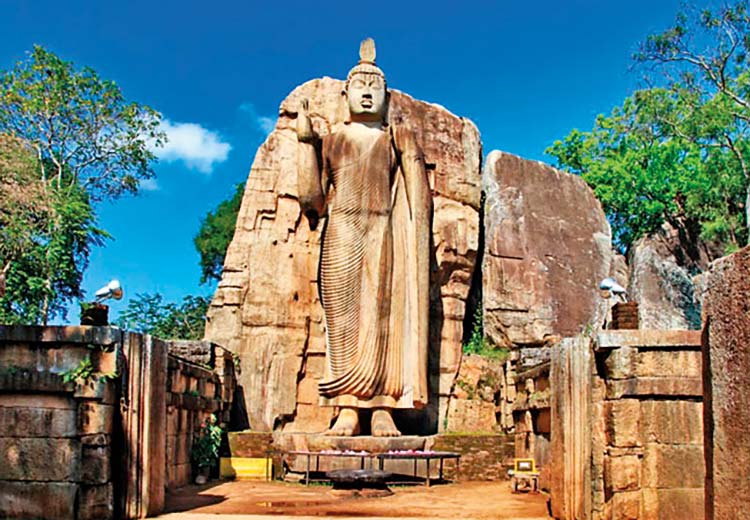 The Avukana Buddha Statue